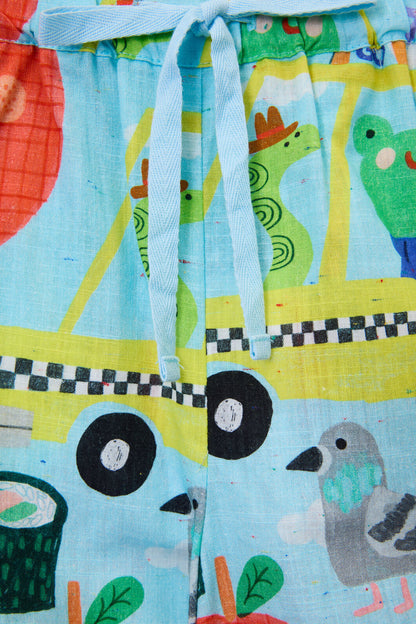 Gorman NZ - Taxi Kids Shorts - blue