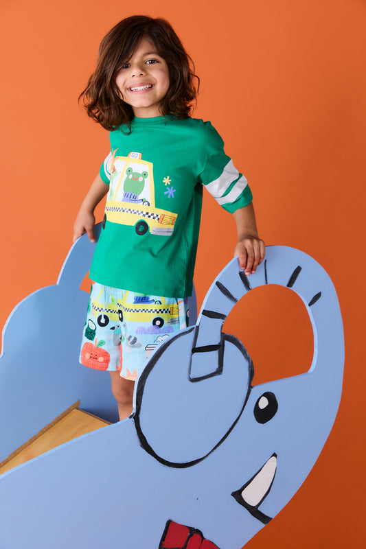 Gorman NZ - Taxi Kids SS Tee - green