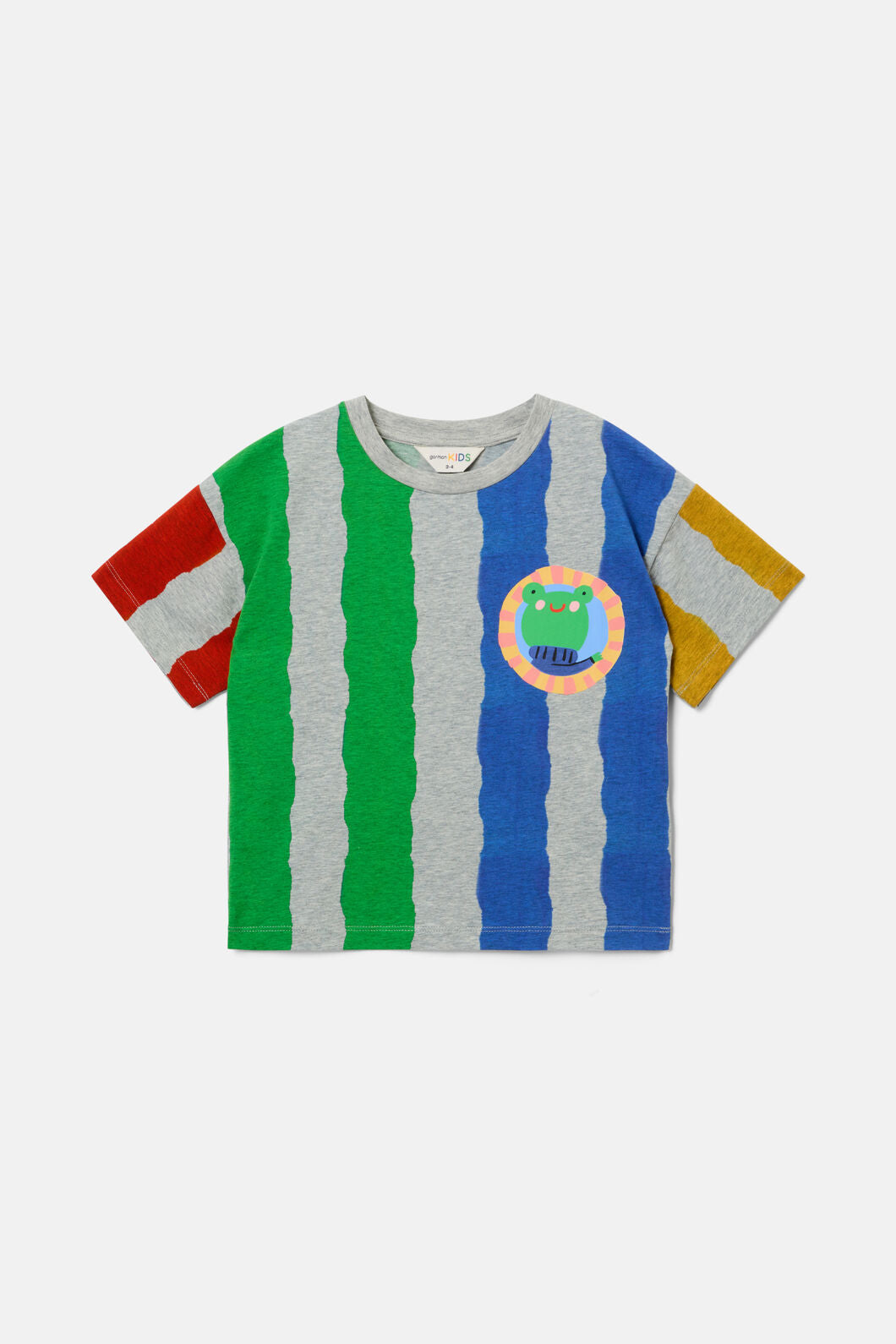 Gorman NZ - Froggy Stripe Kids SS Tee - multi