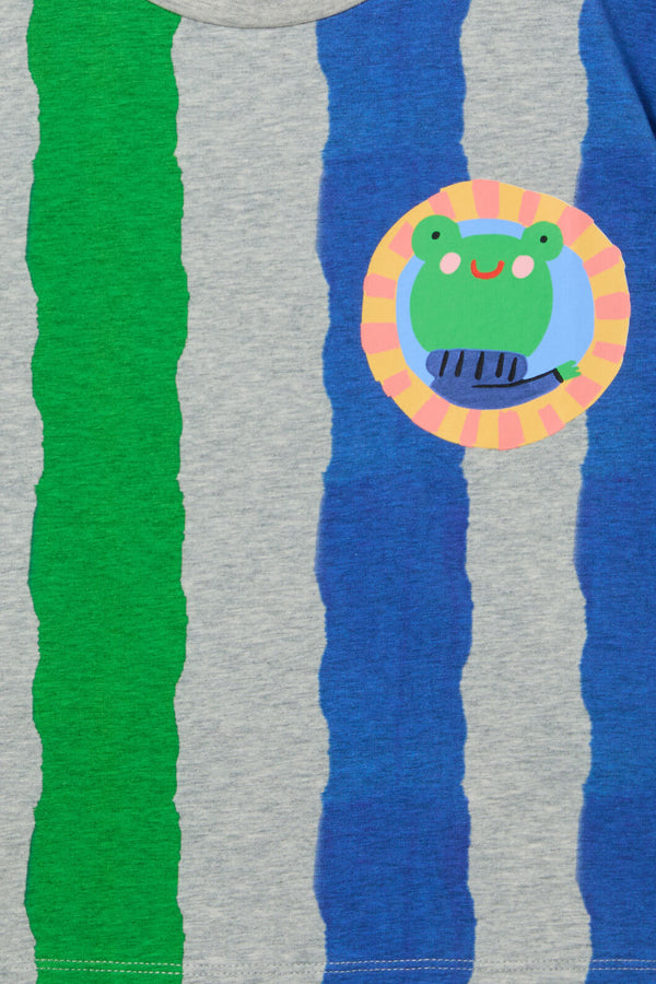 Gorman NZ - Froggy Stripe Kids SS Tee - multi