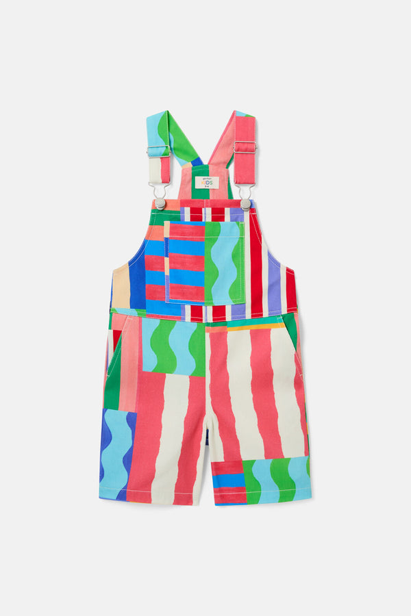 Gorman NZ - Stripe Mix Kids Overalls - multi