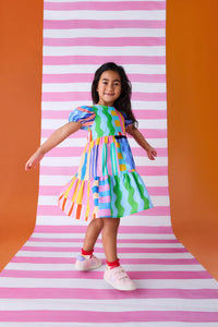Gorman NZ - Stripe Mix Kids Dress - multi