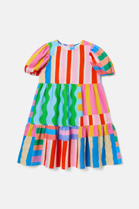 Gorman NZ - Stripe Mix Kids Dress - multi