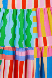Gorman NZ - Stripe Mix Kids Dress - multi