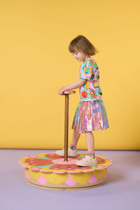 Gorman NZ - Animal Stamp Kids SS Tee - pink