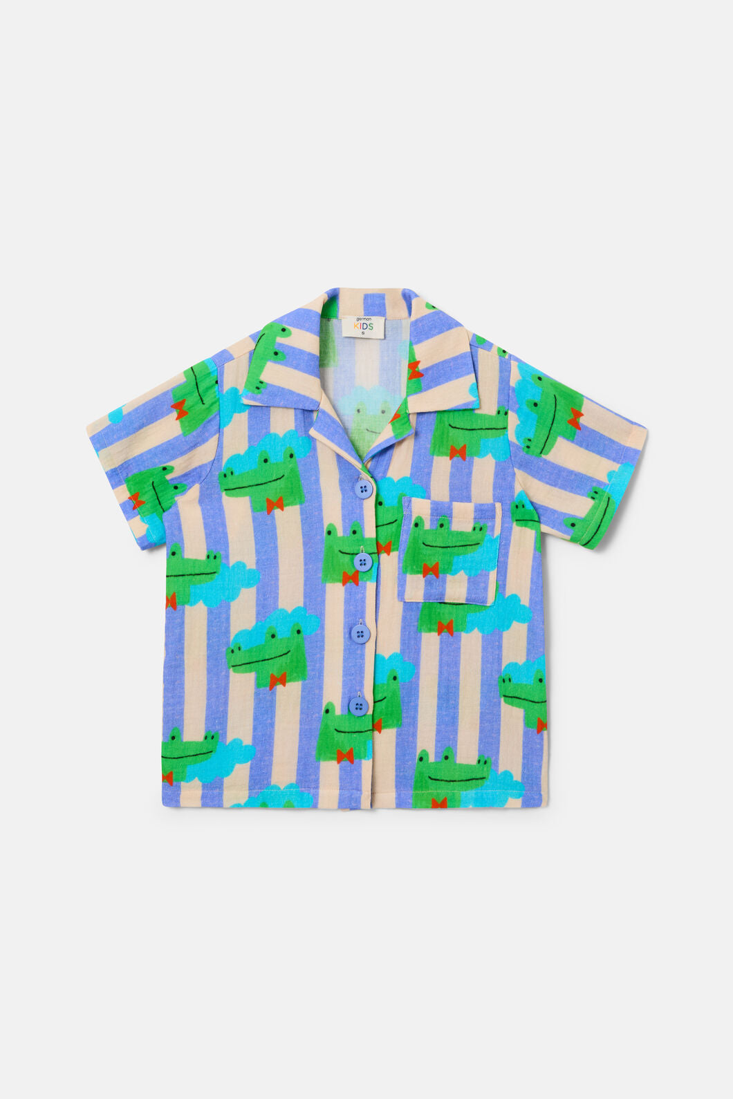 Gorman NZ - Croc Stripe Kids Pyjama Set - multi