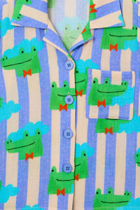 Gorman NZ - Croc Stripe Kids Pyjama Set - multi