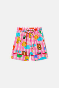 Gorman NZ - Happy Guys Gingham KidsPyjama - pink