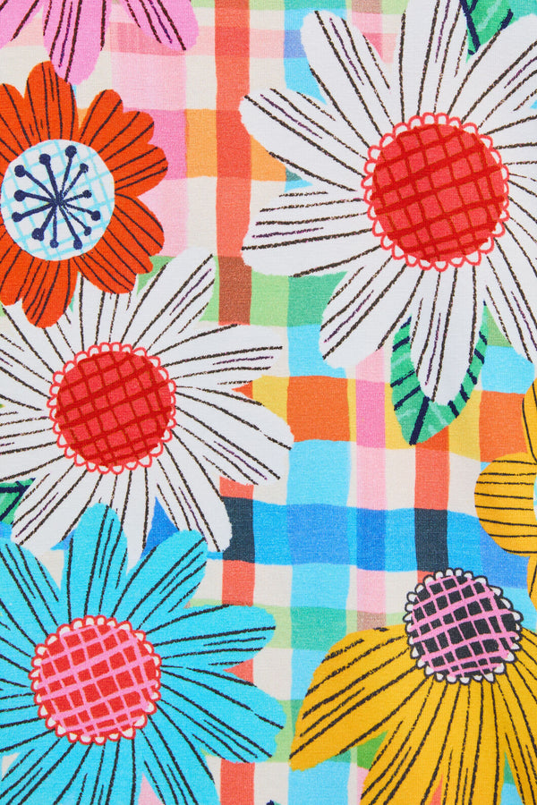 Gorman NZ - Blooming CheckKidsNightieDress - multi
