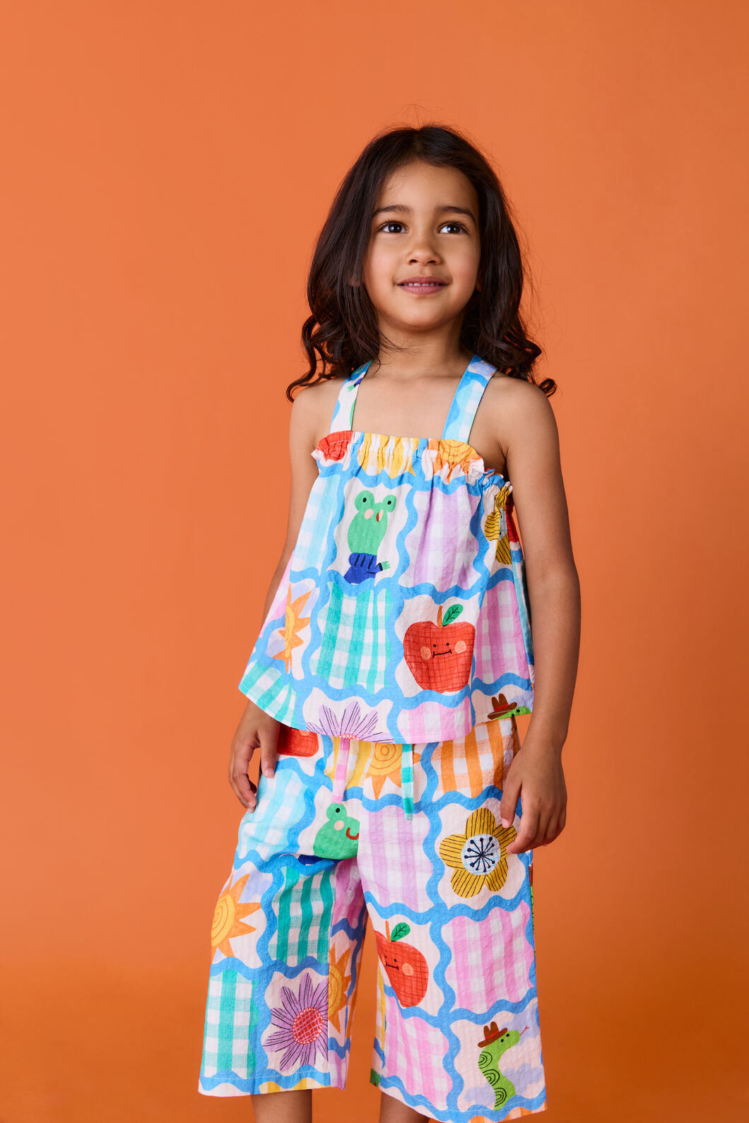 Gorman NZ - Jumble Check KidsCulottePants - multi