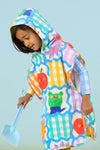 Gorman NZ - Jumble Check Kids Swim Poncho - multi