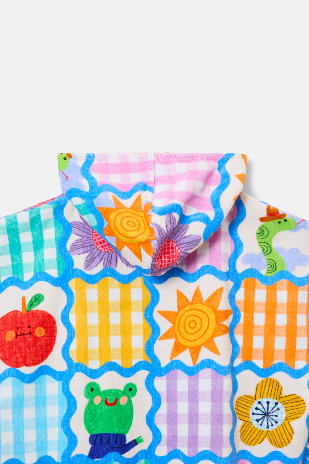 Gorman NZ - Jumble Check Kids Swim Poncho - multi