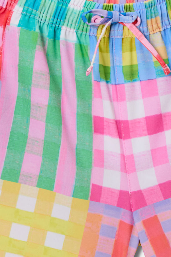 Gorman NZ - Vichy Check Kids Swim Shorts - multi