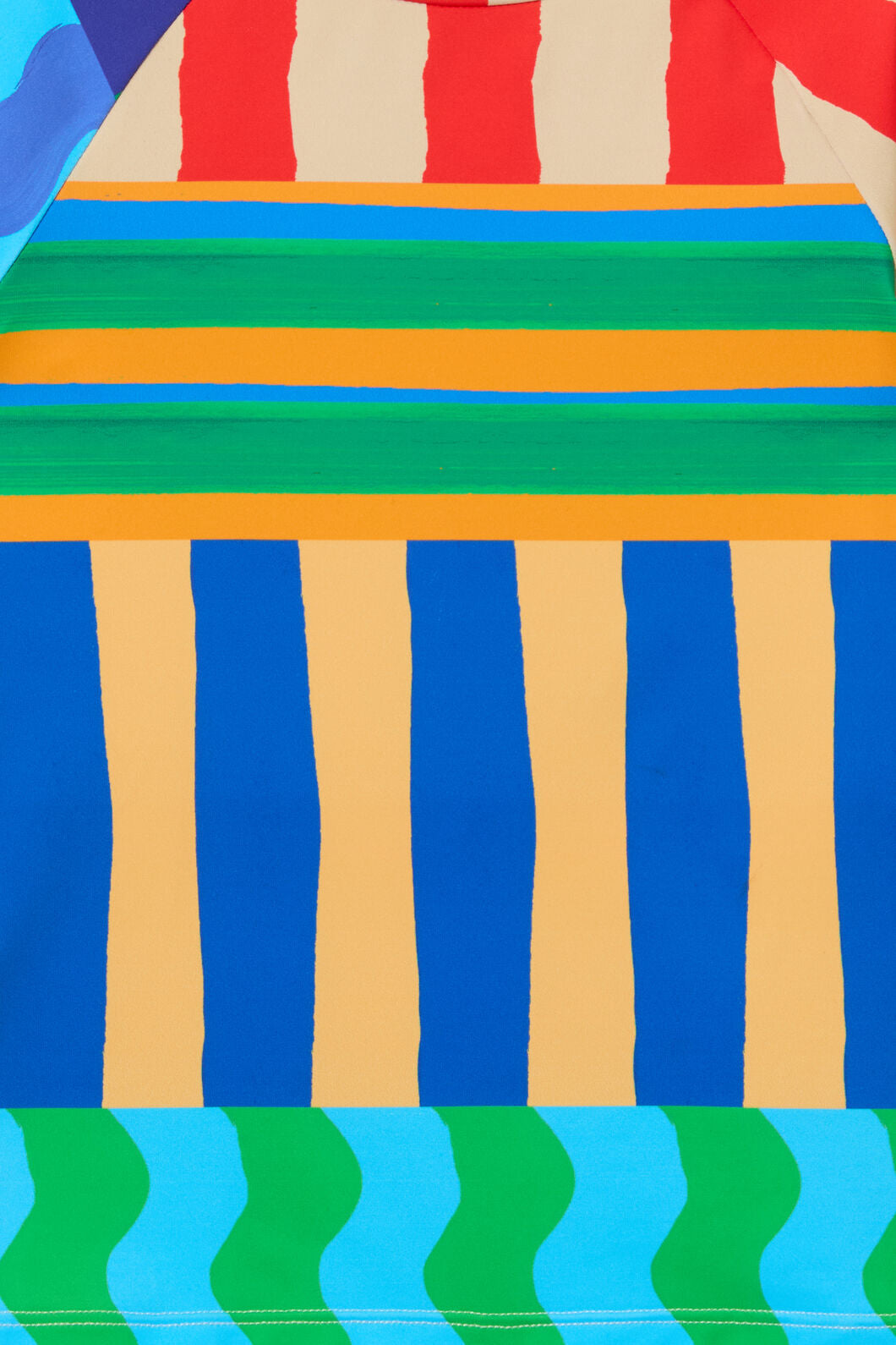 Gorman NZ - Stripe Mix Kids Swim Top - multi
