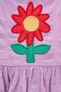 Gorman NZ - Folksy Floral Kids Pinafore - lilac