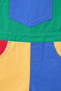 Gorman NZ - ColourBlockKidsOverallsGirls - multi