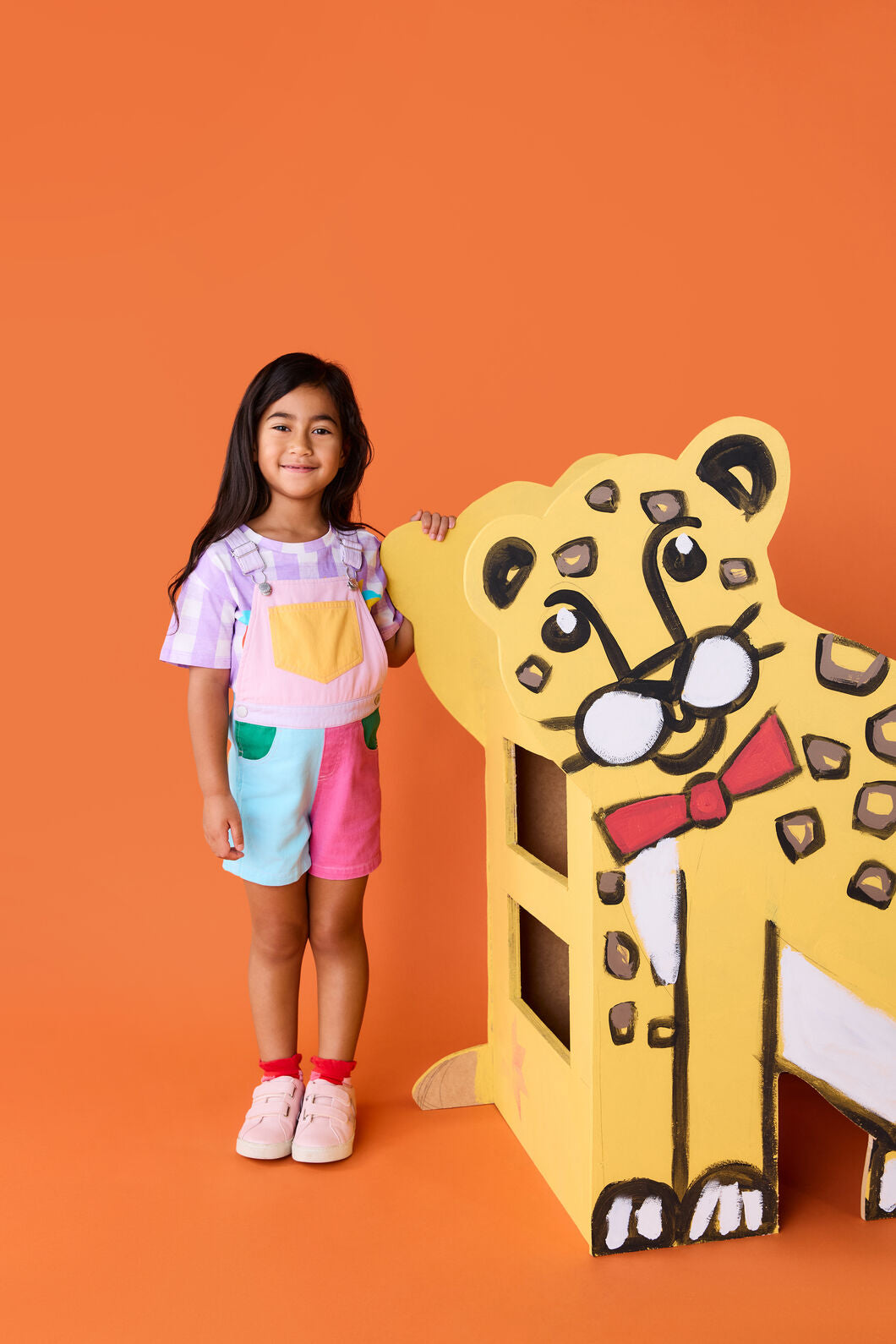 Gorman NZ - Colour Block Kids OverallsPink - multi