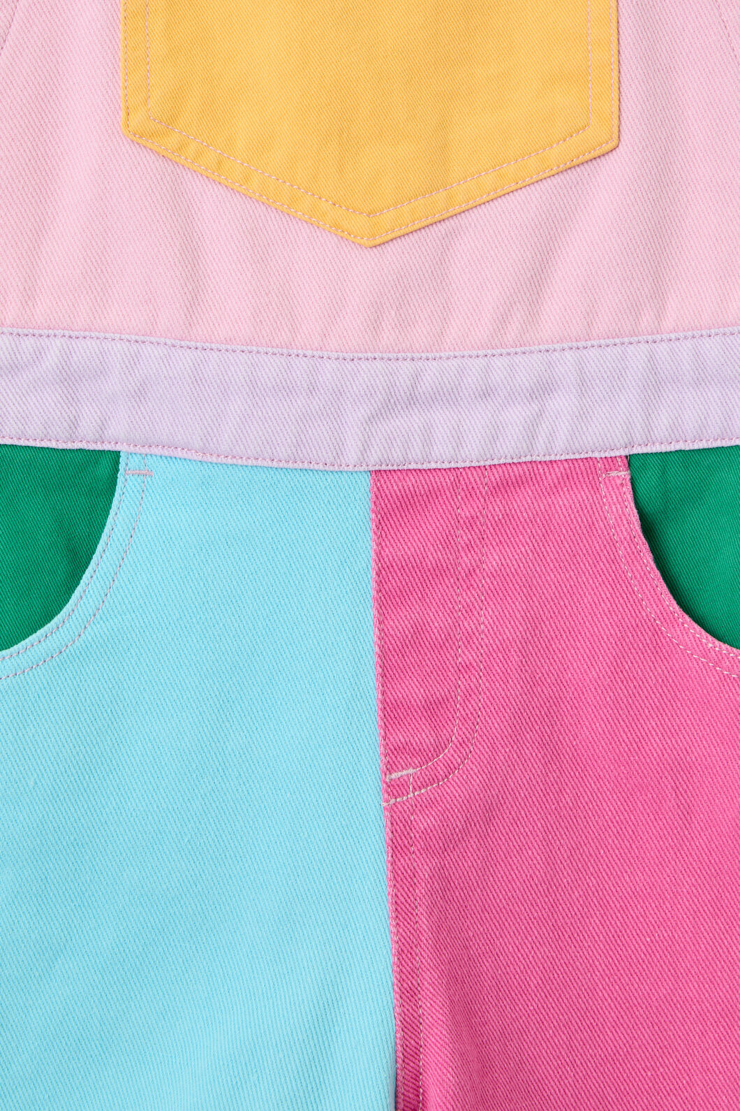 Gorman NZ - Colour Block Kids OverallsPink - multi