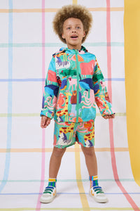 Gorman NZ - Zoo Tropics Kids Raincoat - green