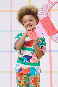 Gorman NZ - Zoo Walk Kids T-Shirt - stripe