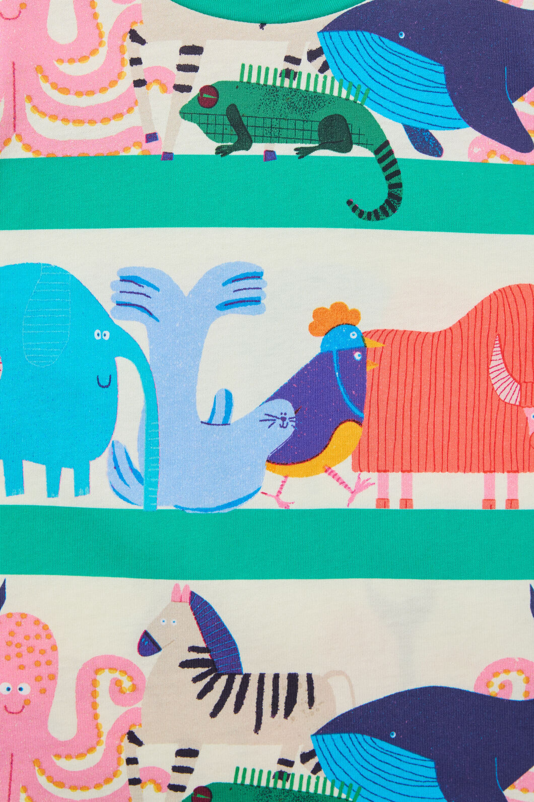 Gorman NZ - Zoo Walk Kids T-Shirt - stripe