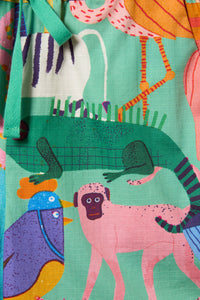 Gorman NZ - Zoo Tropics Kids Shorts - green