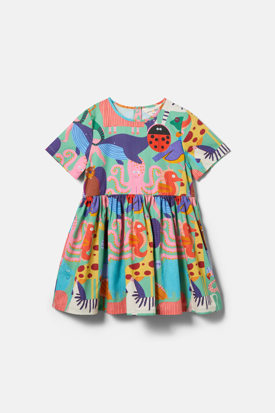 Gorman NZ - Zoo Tropics Kids Dress - green