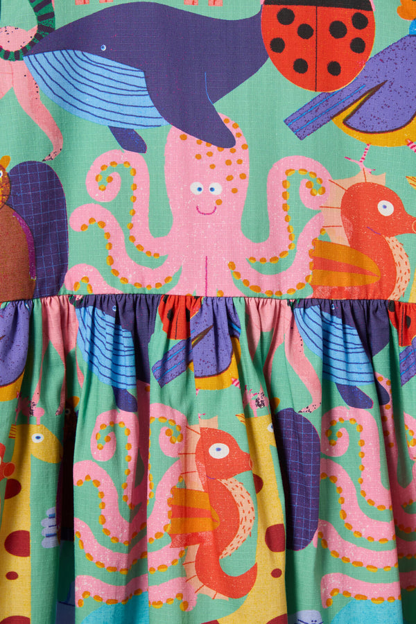 Gorman NZ - Zoo Tropics Kids Dress - green