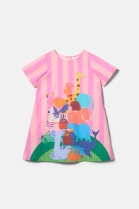 Gorman NZ - Zoo Stripe Kids Dress - multi