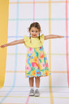 Gorman NZ - Cut Paste Border Kids Dress - yellow