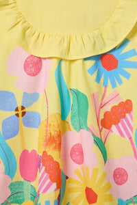 Gorman NZ - Cut Paste Border Kids Dress - yellow
