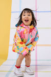 Gorman NZ - Cut Paste Floral Kids Raincoat - pink