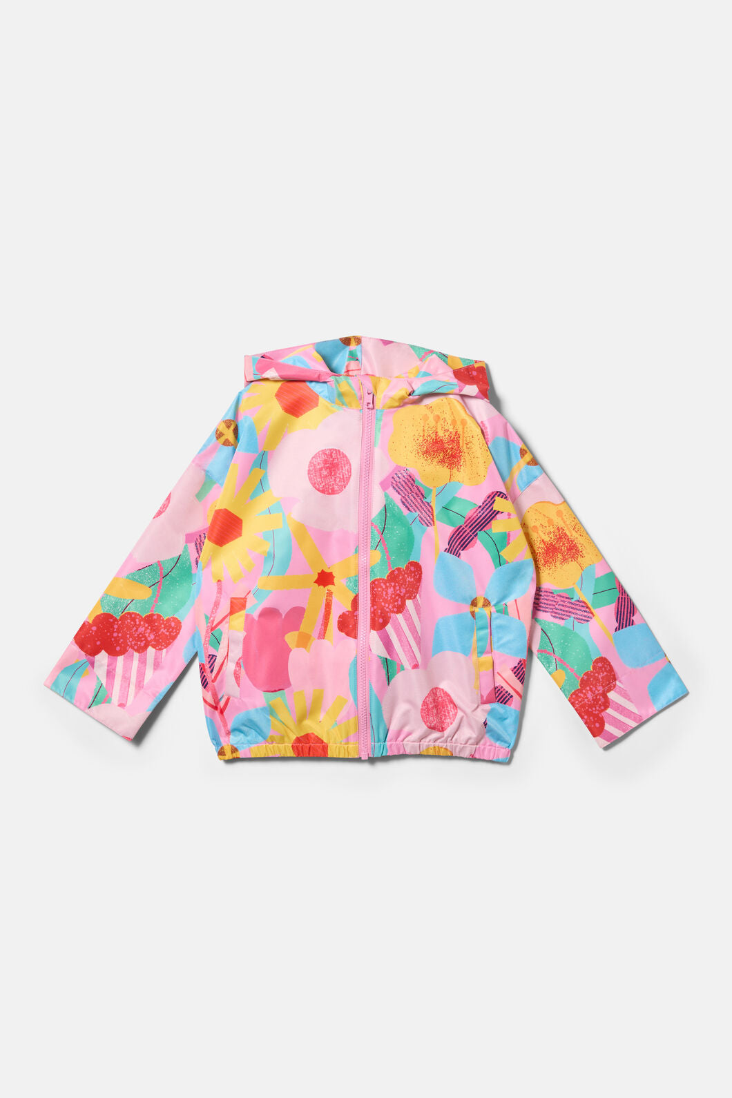 Gorman NZ - Cut Paste Floral Kids Raincoat - pink