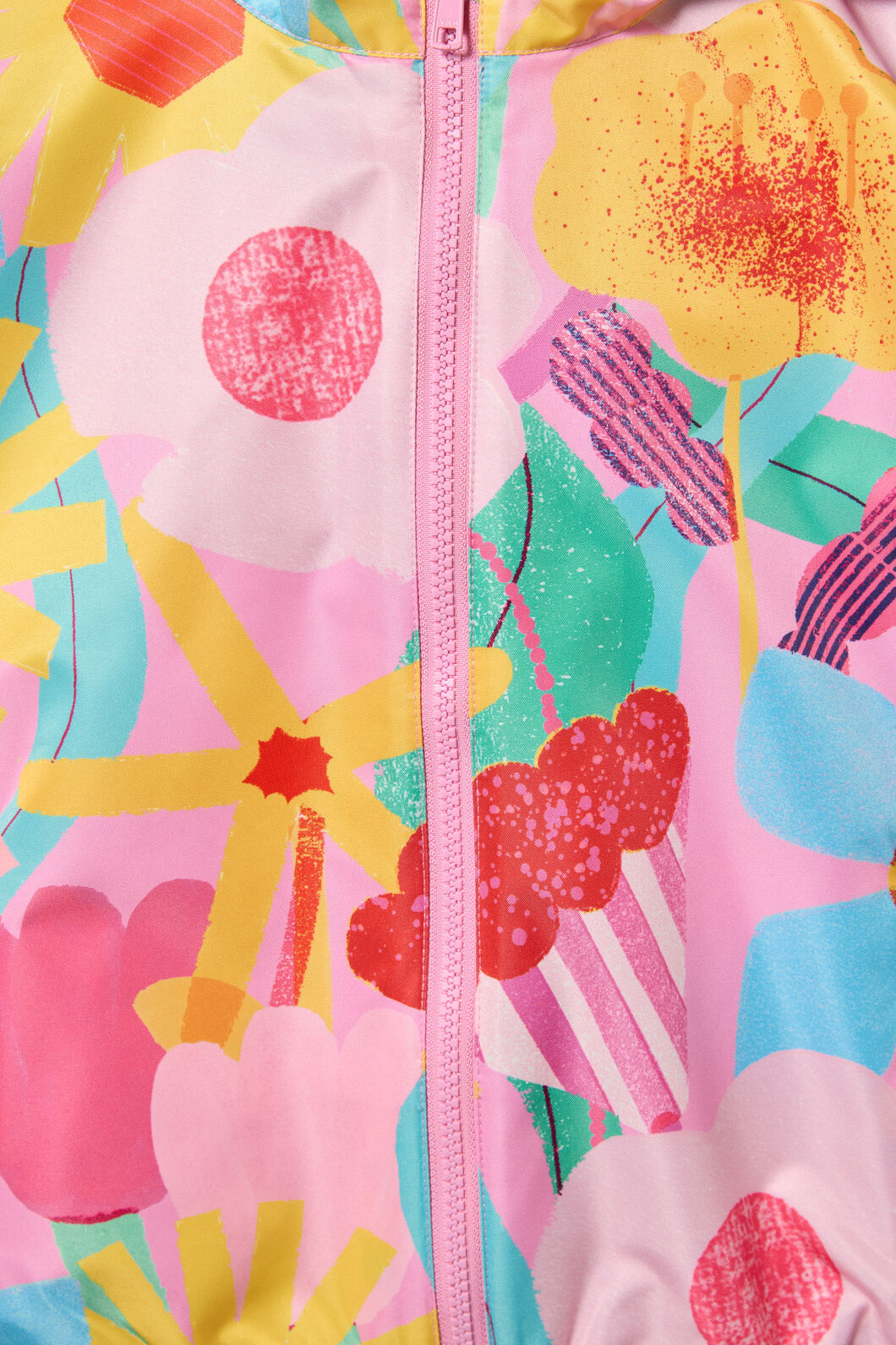Gorman NZ - Cut Paste Floral Kids Raincoat - pink
