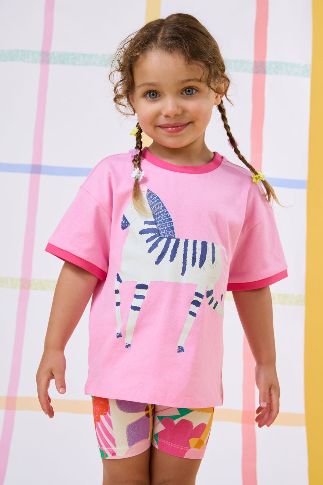 Gorman NZ - Zebra Kids T-Shirt - pink