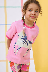 Gorman NZ - Zebra Kids T-Shirt - pink