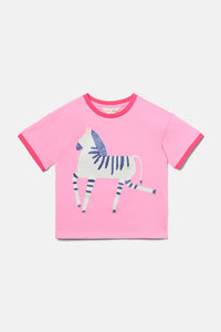 Gorman NZ - Zebra Kids T-Shirt - pink