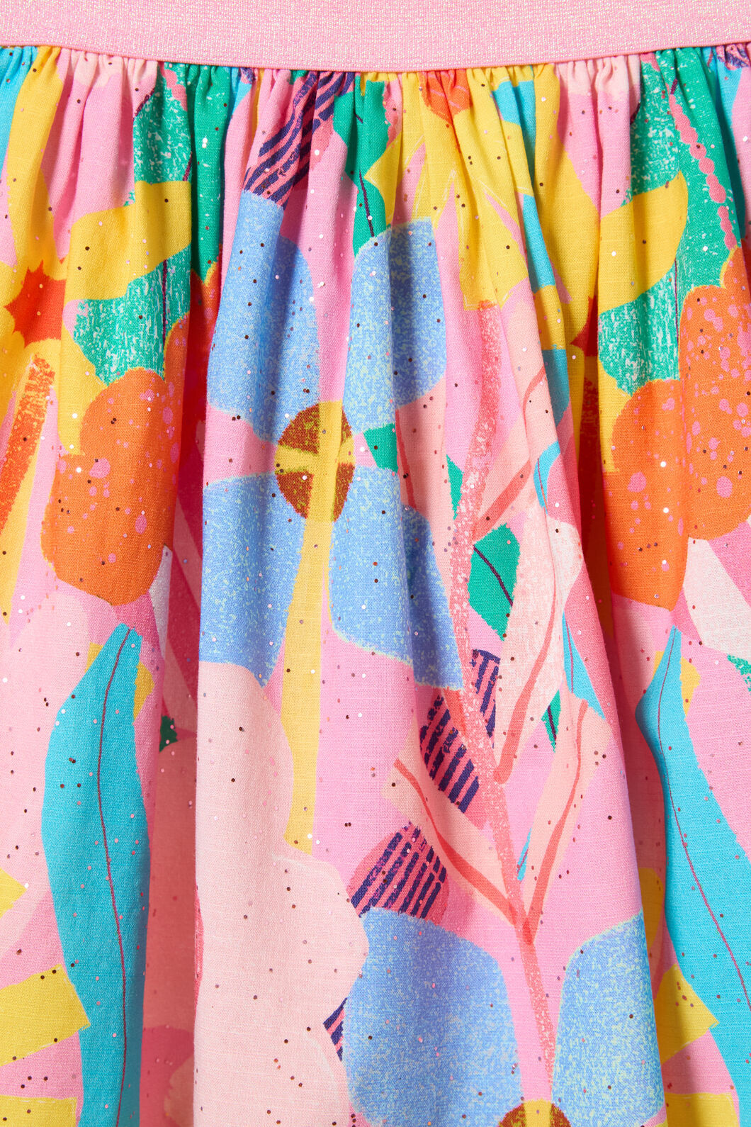 Gorman NZ - Cut Paste Floral Kids Skirt - pink
