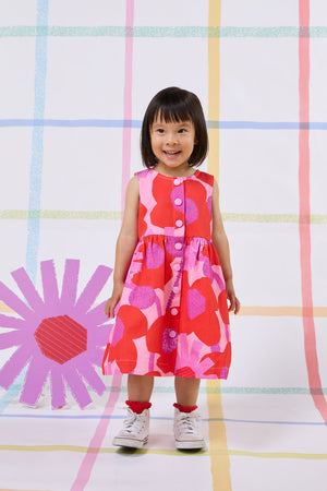 Gorman NZ - Riso Floral Kids Dress - pink