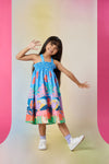 Gorman NZ - Under The Sea Kids Dress - blue