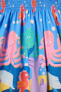Gorman NZ - Under The Sea Kids Dress - blue