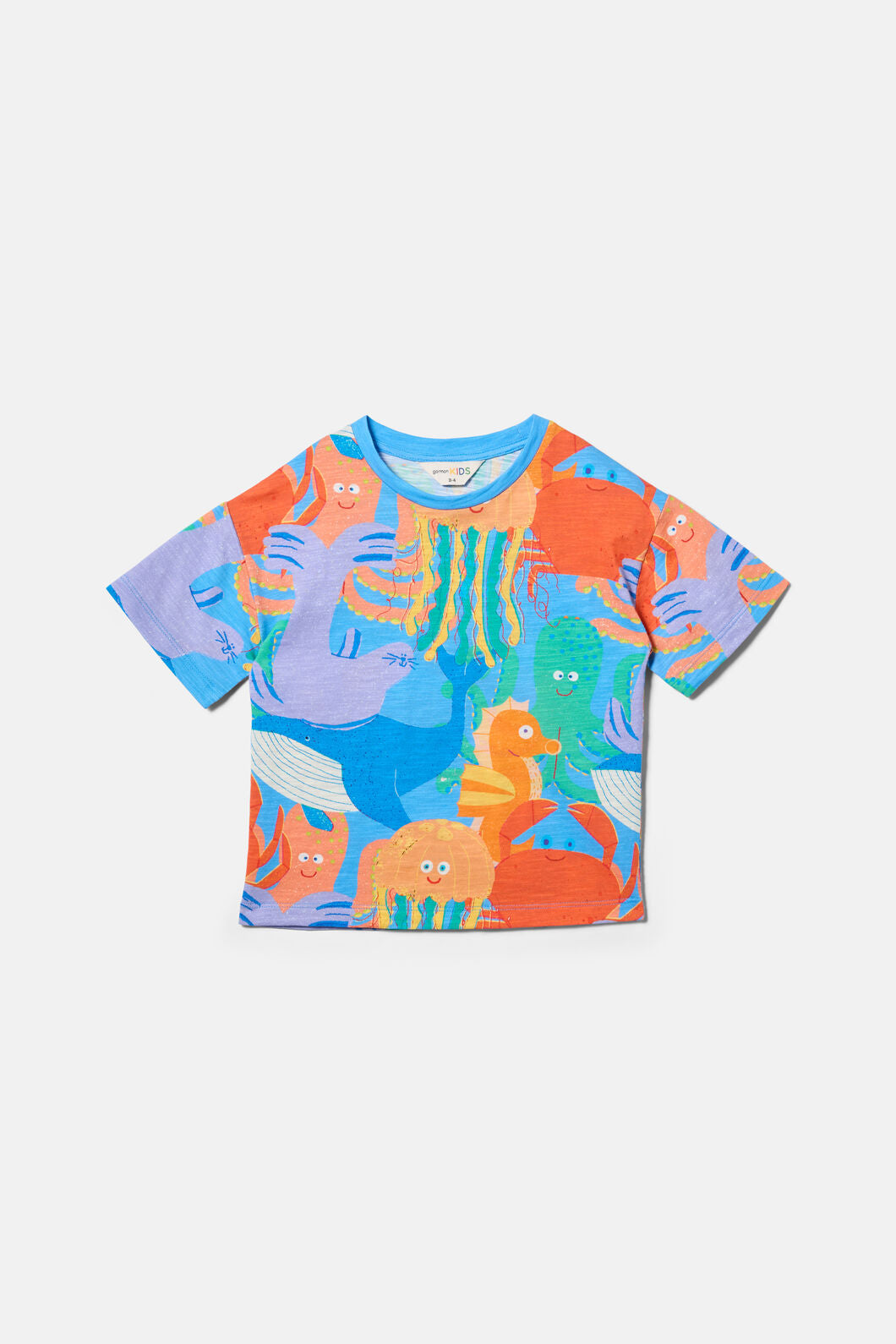 Gorman NZ - Under The Sea Kids T-shirt - blue