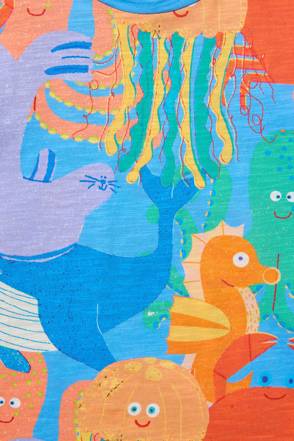 Gorman NZ - Under The Sea Kids T-shirt - blue