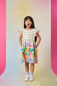 Gorman NZ - Tutti Frutti Kids Border Dress - multi