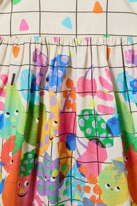 Gorman NZ - Tutti Frutti Kids Border Dress - multi