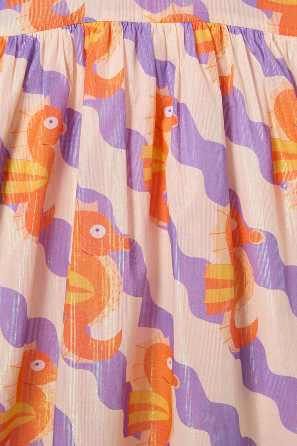 Gorman NZ - Seahorse Kids Dress - lilac