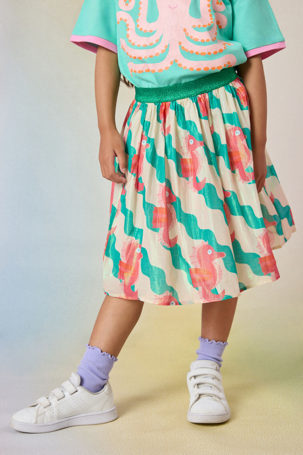Gorman NZ - Seahorse Kids Skirt - green