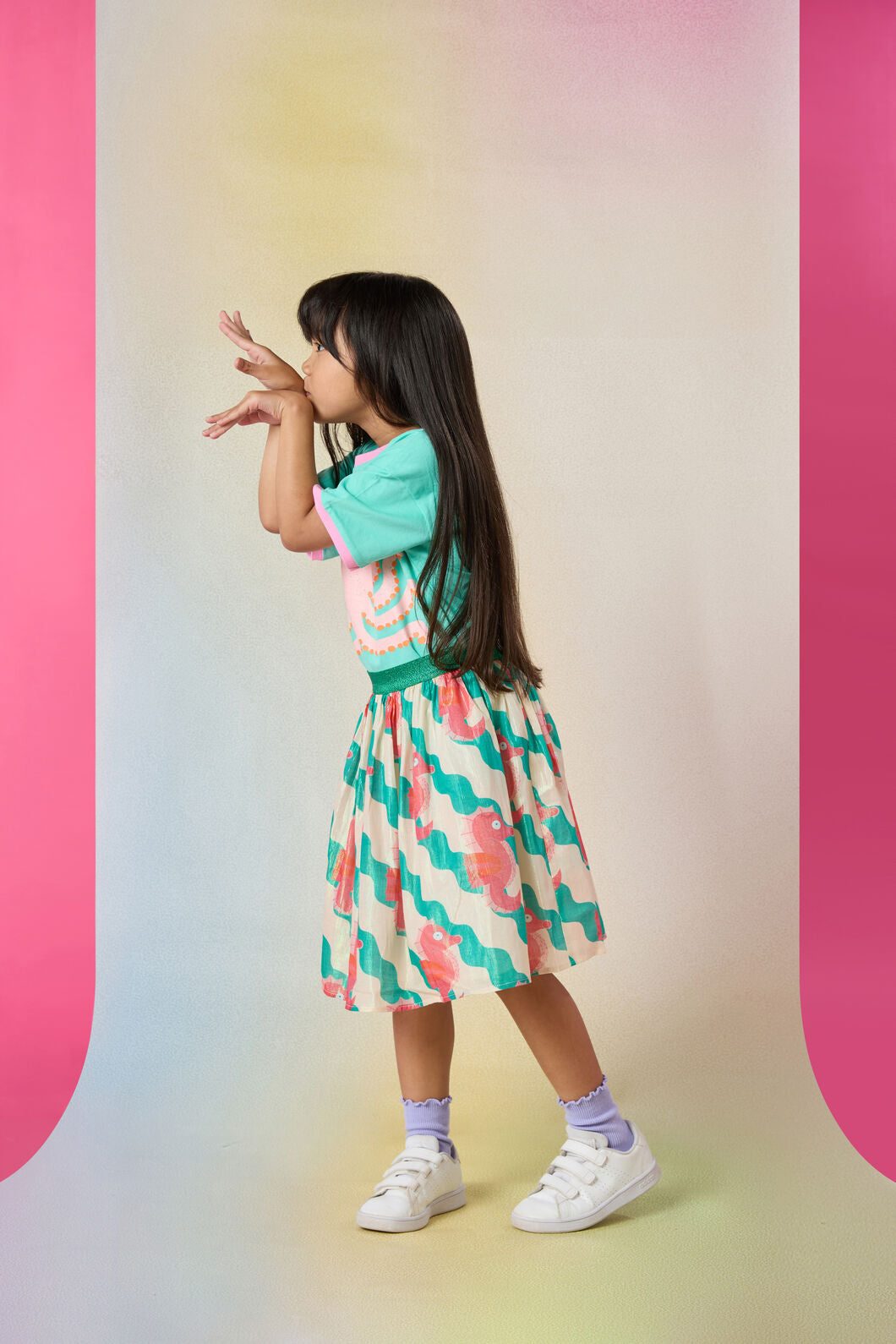 Gorman NZ - Seahorse Kids Skirt - green