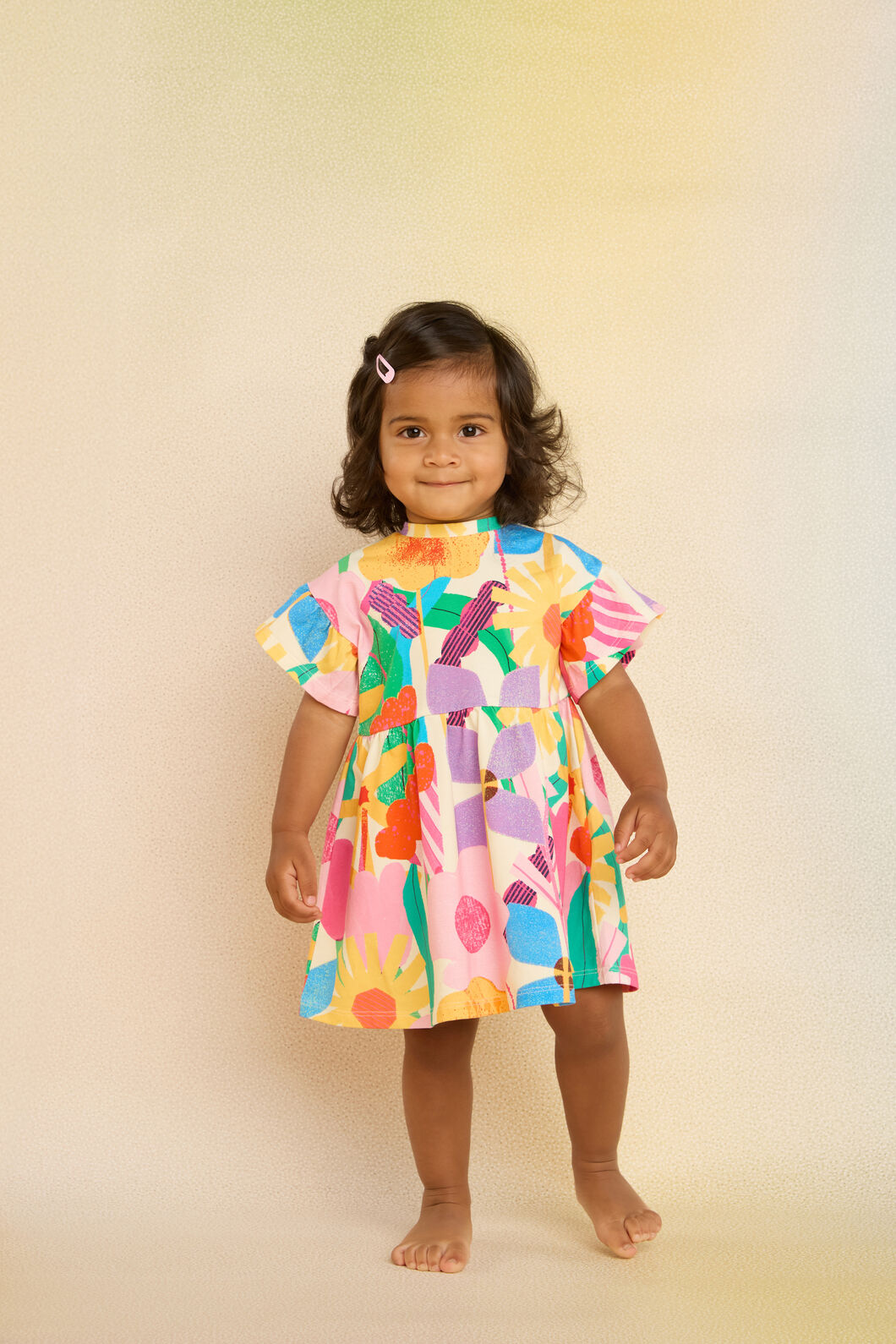 Gorman NZ - Cut Paste Floral Baby Dress - cream
