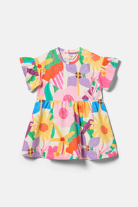 Gorman NZ - Cut Paste Floral Baby Dress - cream